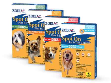 Wellmark International ZODIAC® SPOT ON® FLEA & TICK CONTROL FOR DOGS AND PUPPIES For Cheap