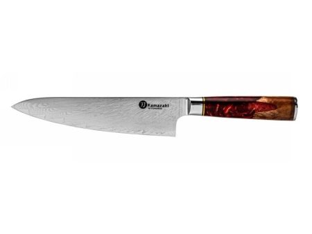 Damasko plieno peilis Kamazaki Chef KZI202KN, 20 cm Online Hot Sale