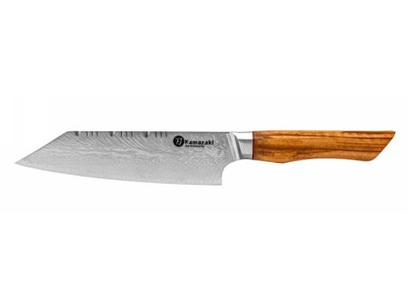 Damasko plieno peilis Kamazaki Bunka KZI303KN, 18 cm Sale