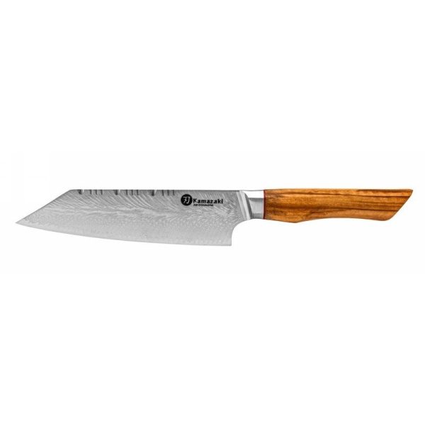 Damasko plieno peilis Kamazaki Bunka KZI303KN, 18 cm Sale