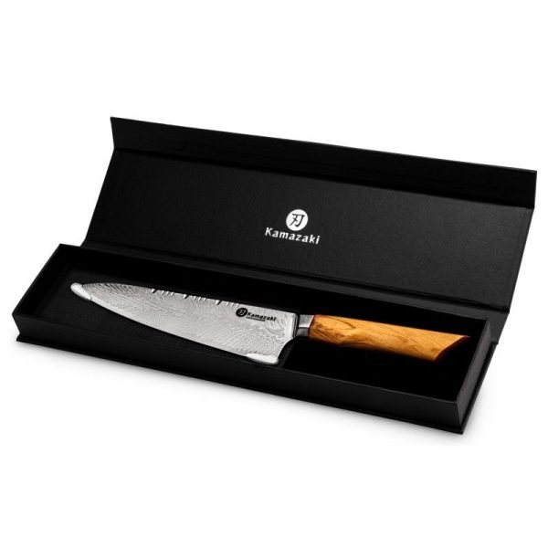 Damasko plieno peilis Kamazaki Chef KZI301KN, 20 cm Online now