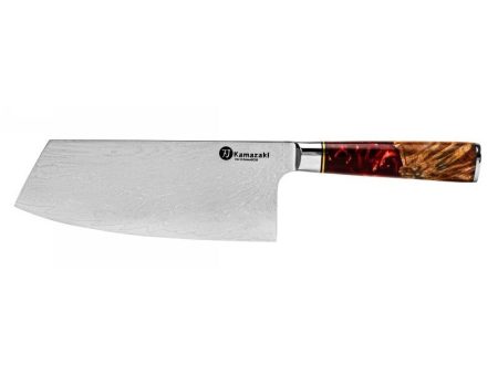 Damasko plieno peilis Kamazaki Cleaver KZI201KN, 19 cm Online