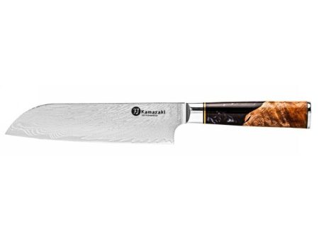 Damasko plieno peilis Kamazaki Santoku KZI102KN, 18 cm Supply