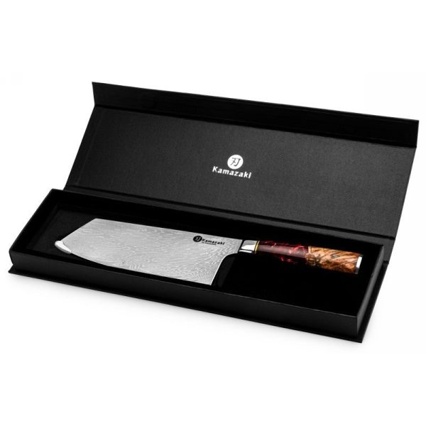 Damasko plieno peilis Kamazaki Cleaver KZI201KN, 19 cm Online