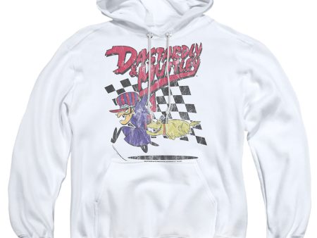 WACKY RACES : DASTARDLY AND MUTTLEY 2 ADULT PULL OVER HOODIE White 2X Supply