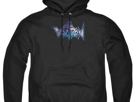 VOLTRON : SPACE LOGO ADULT PULL OVER HOODIE Black SM Fashion