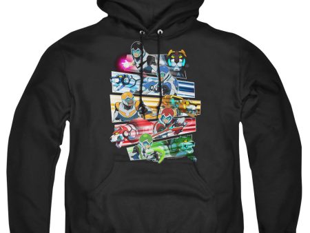 VOLTRON : PALADIN S STRIKE ADULT PULL OVER HOODIE Black LG on Sale