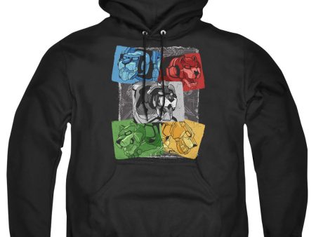 VOLTRON : PRIDE ADULT PULL OVER HOODIE Black 2X Hot on Sale