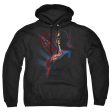 SUPERMAN : SUPER DECO ADULT PULL OVER HOODIE Black 3X Fashion