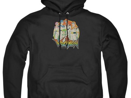 VOLTRON : GROUP ADULT PULL-OVER HOODIE BLACK 5X Sale